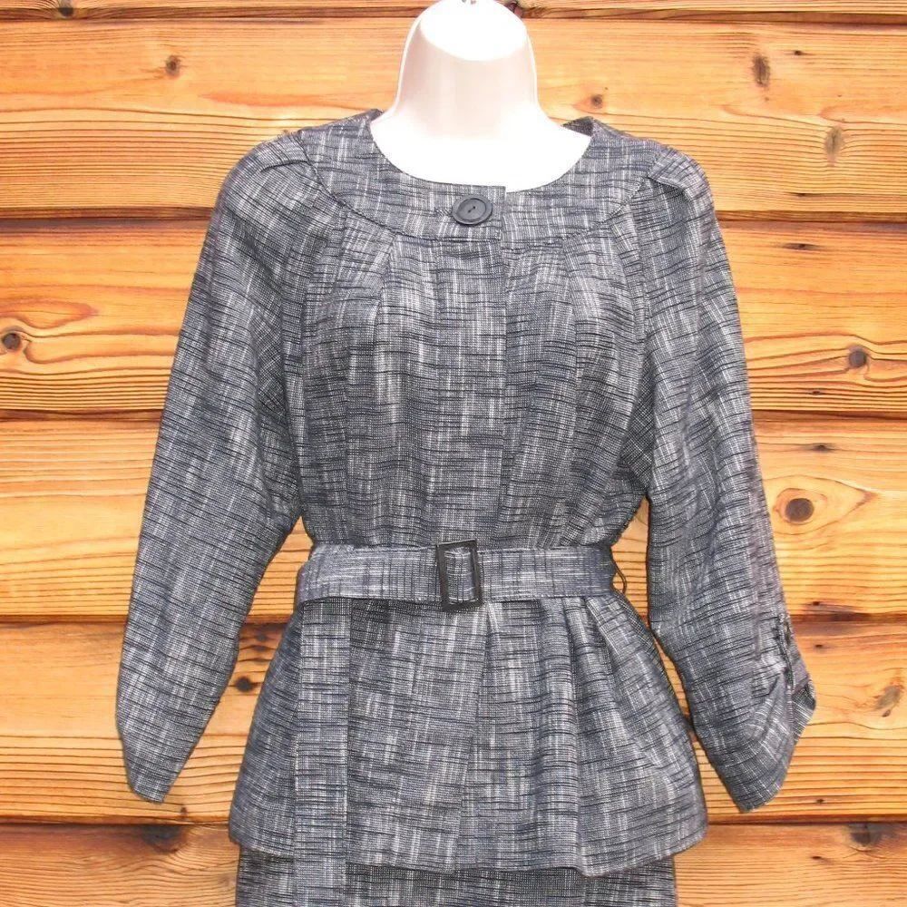Blue Belted Jacket